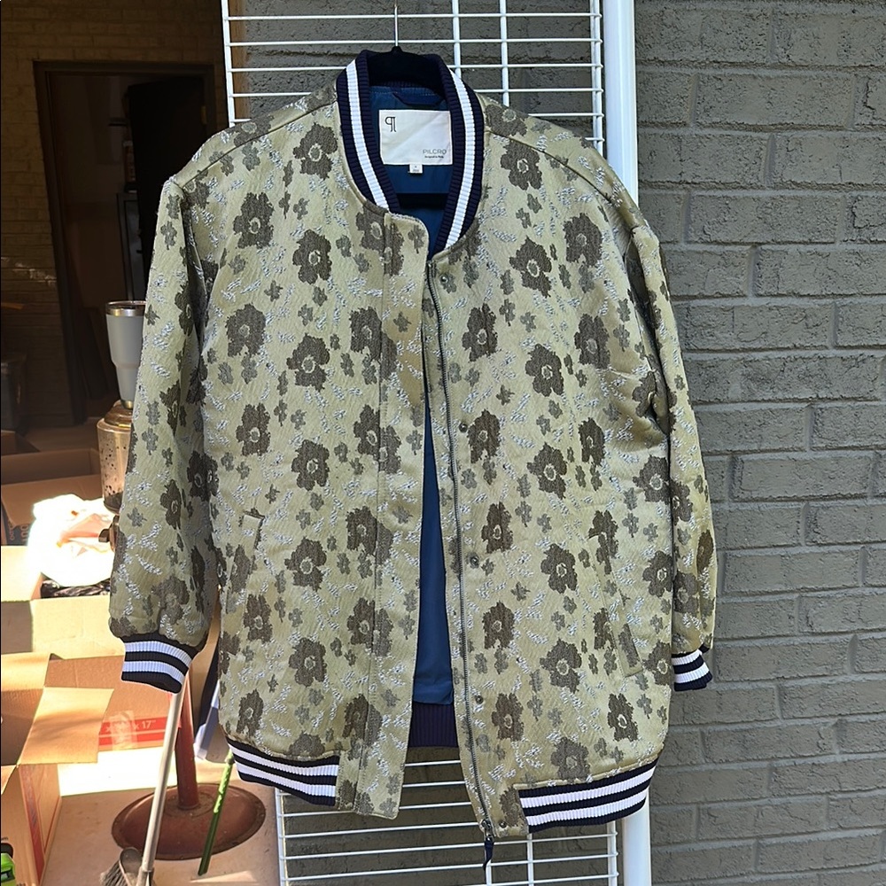 Floral Bomber Jacket